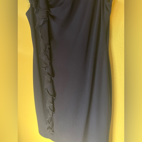 VINCE CAMUTO Women's Formal Sleeveless Navy Sheath Dress Size 14 - Picture 8 of 10